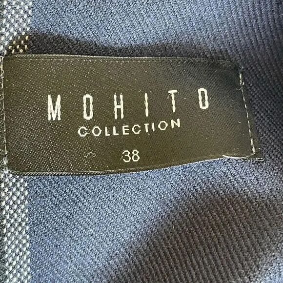 Mohito Multicolor Tunic Short Sleeves Plaid Scholar Collegiate Preppy Soft Zippe - Picture 10 of 12